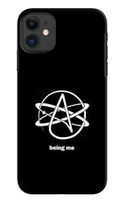 Atheist Symbol iPhone 11 Hard Case Back Cover by Casekaro