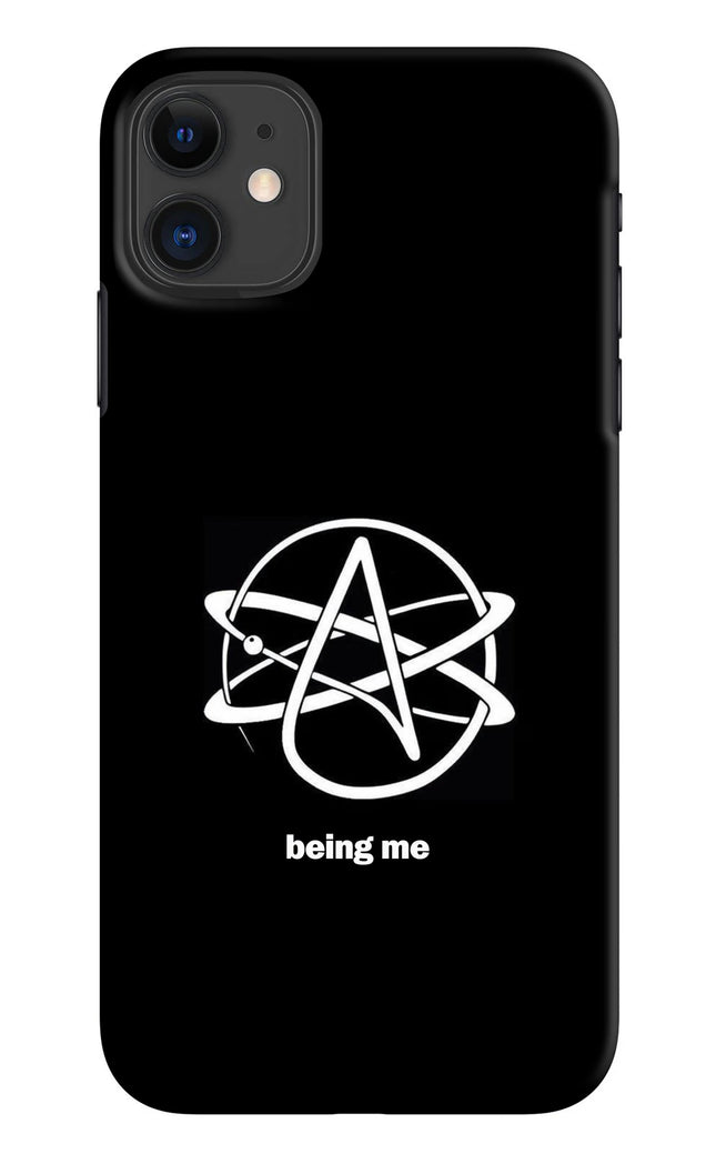 Atheist Symbol iPhone 11 Hard Case Back Cover by Casekaro