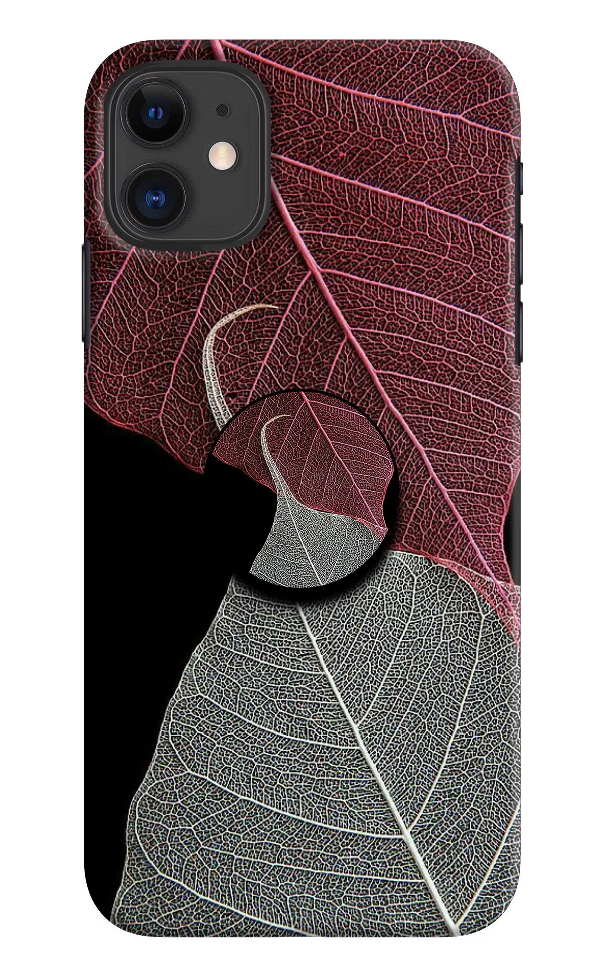 Leaf Pattern iPhone 11 Pop Case by Casekaro