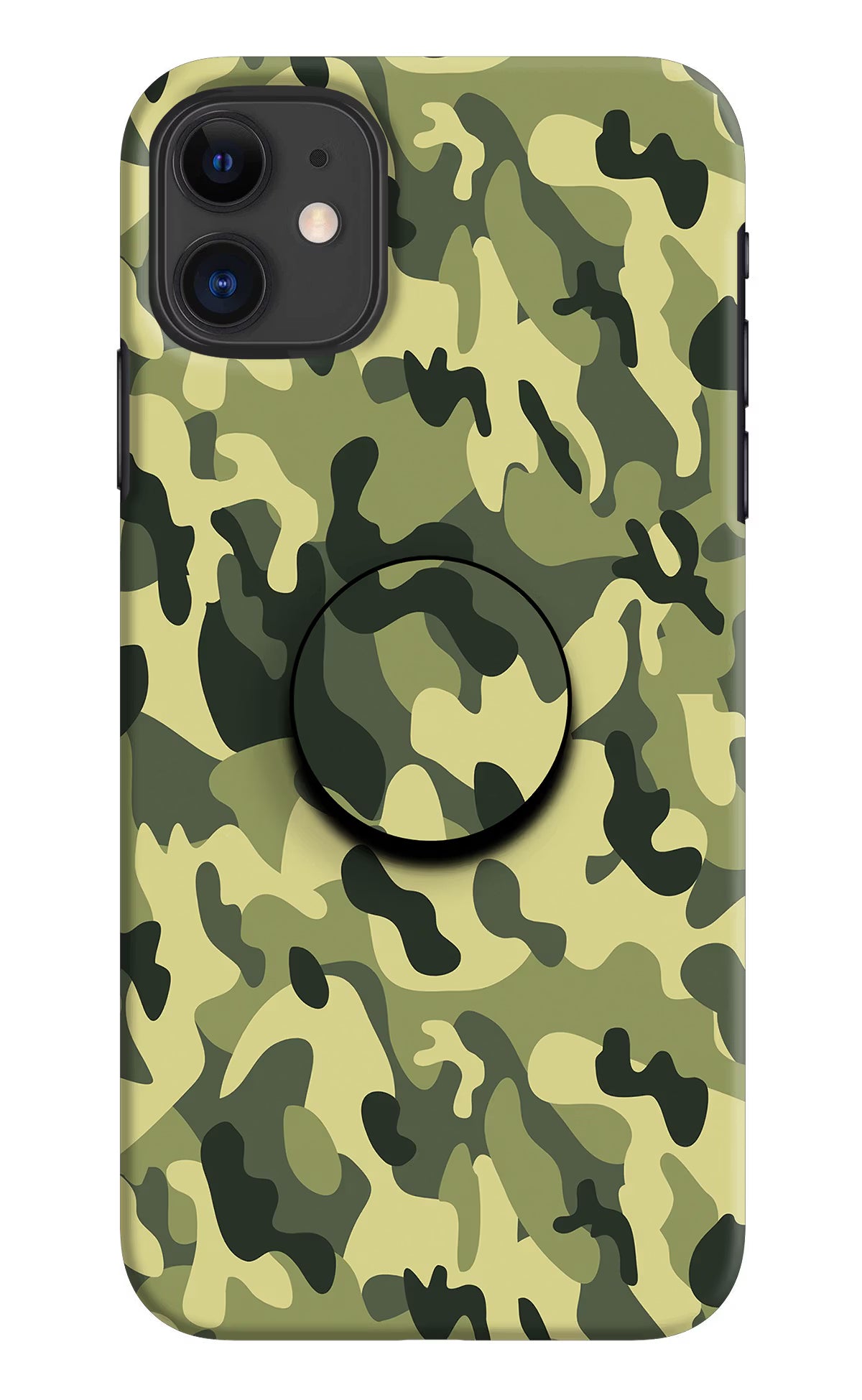 Camouflage iPhone 11 Pop Case by Casekaro