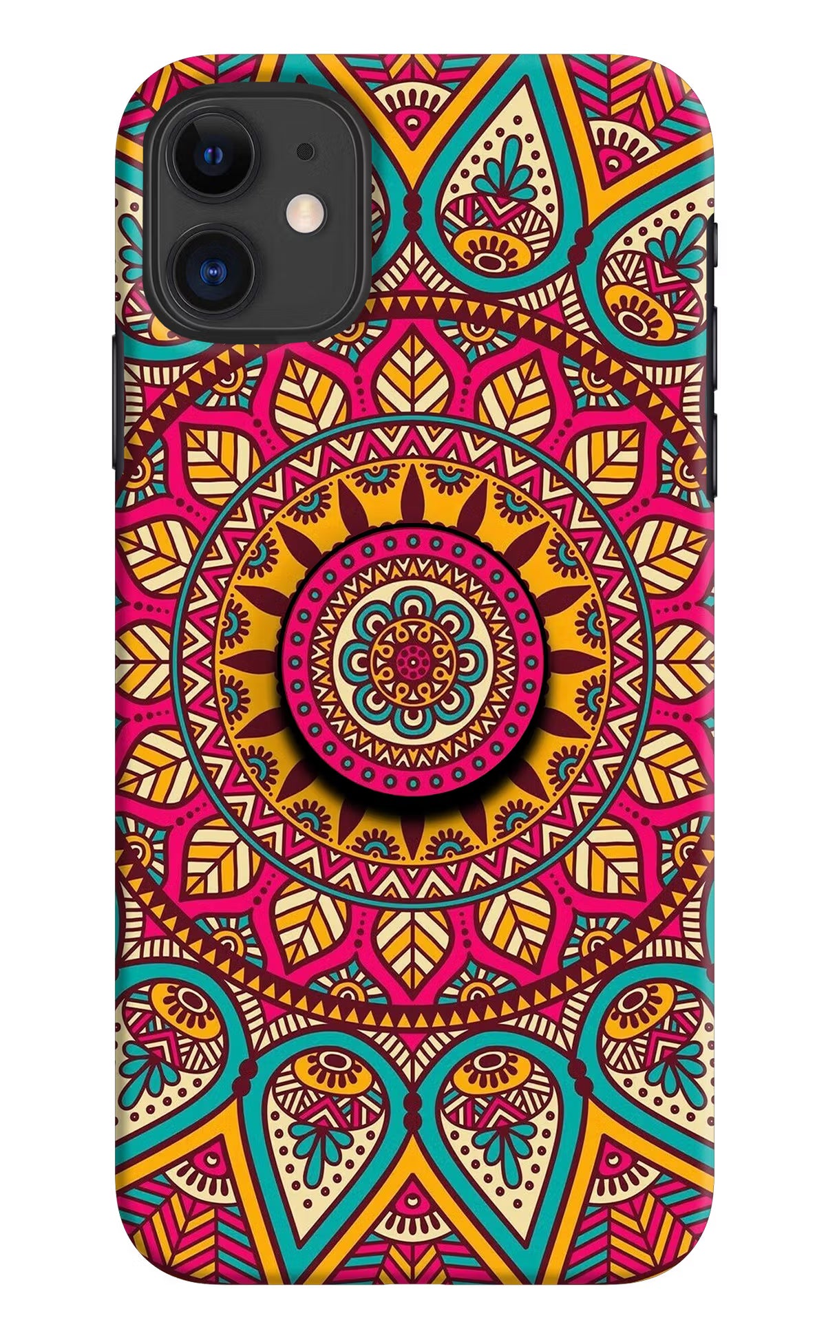 Mandala iPhone 11 Pop Case by Casekaro