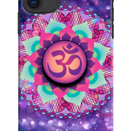 Om Purple iPhone 11 Pop Case by Casekaro