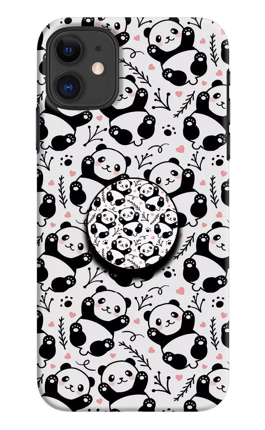 Cute Panda iPhone 11 Pop Case by Casekaro
