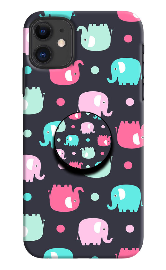 Baby Elephants iPhone 11 Pop Case by Casekaro