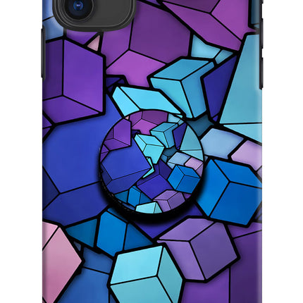 Cubic Abstract iPhone 11 Pop Case by Casekaro