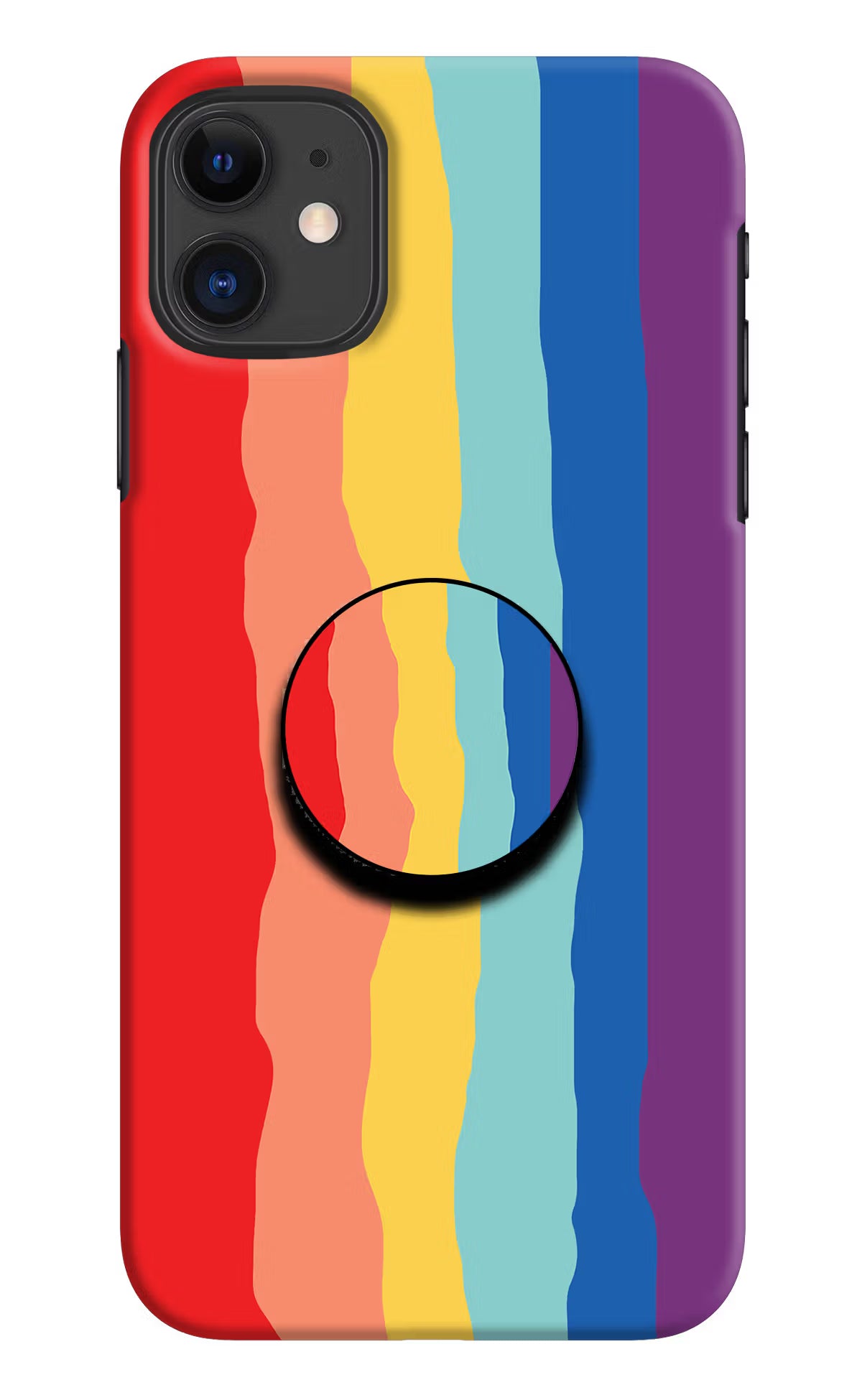 Rainbow iPhone 11 Pop Case by Casekaro