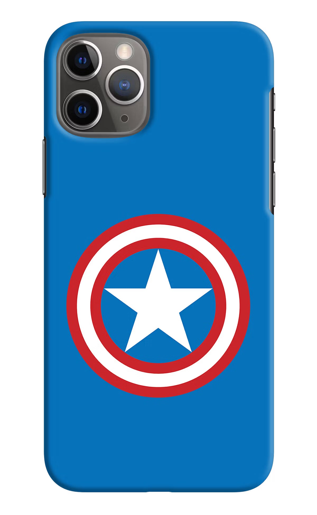 Captain America Logo iPhone 11 Pro Hard Case Back Cover by Casekaro
