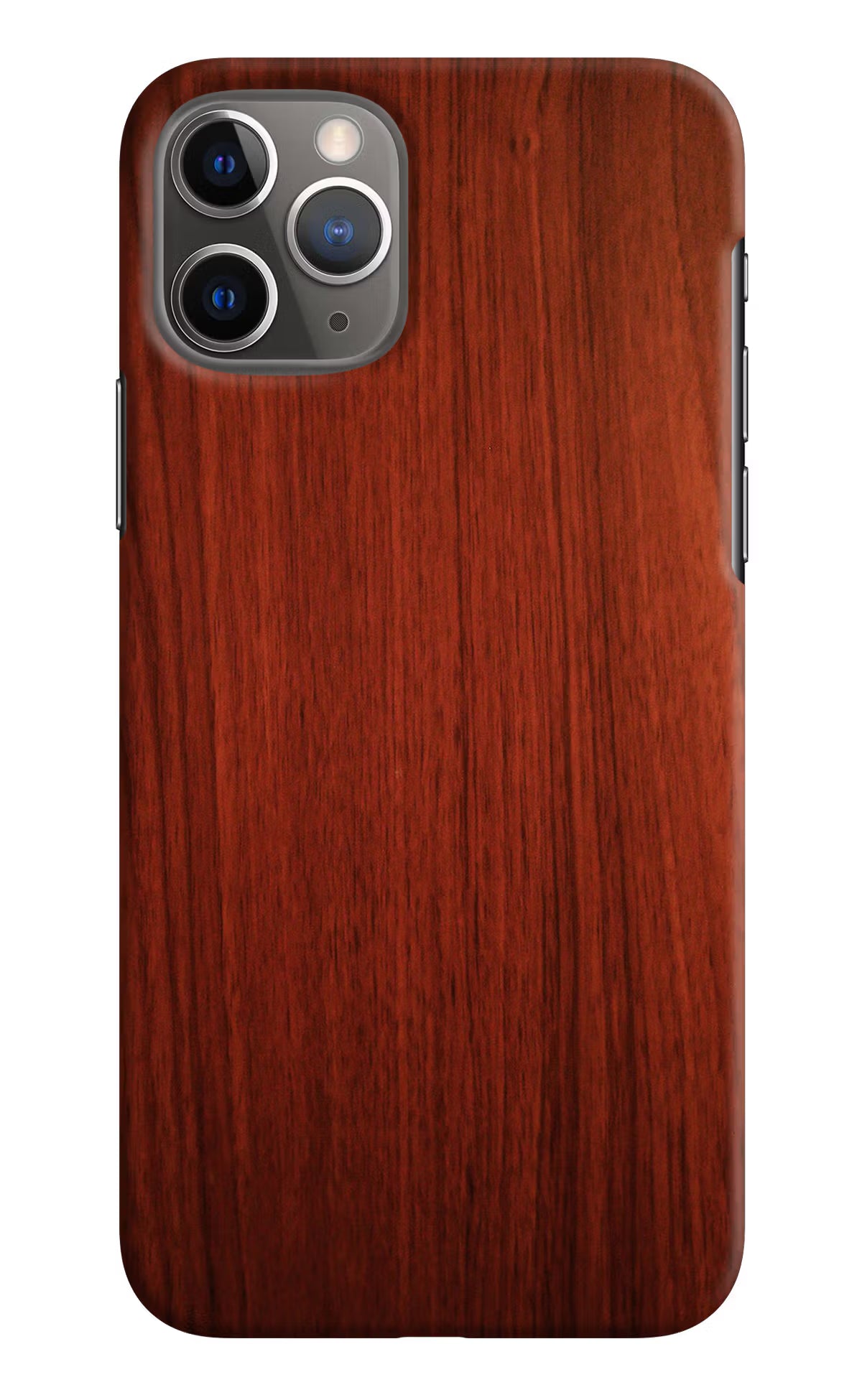 Wooden Plain Pattern iPhone 11 Pro Hard Case Back Cover by Casekaro