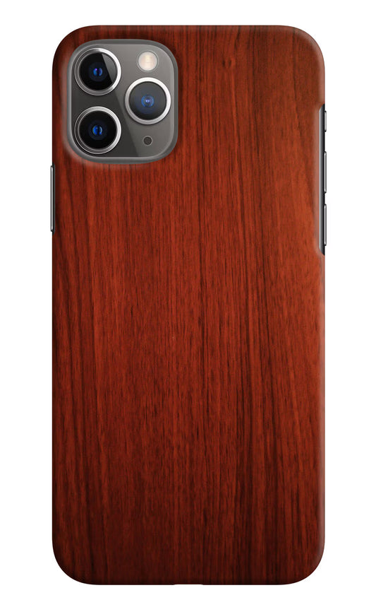Wooden Plain Pattern iPhone 11 Pro Hard Case Back Cover by Casekaro