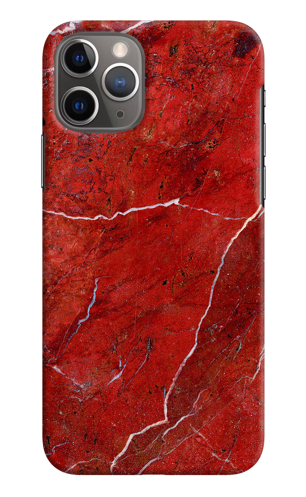 Red Marble Design iPhone 11 Pro Hard Case Back Cover by Casekaro