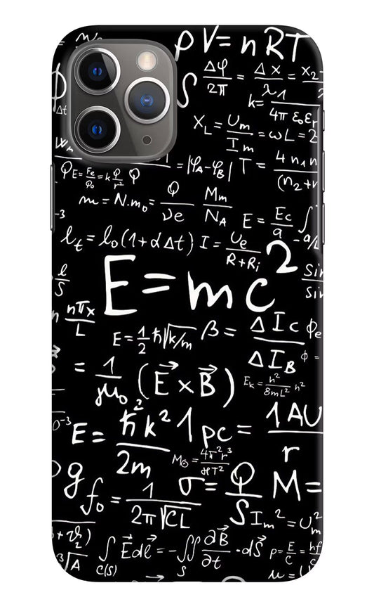 Physics Formula iPhone 11 Pro Hard Case Back Cover by Casekaro