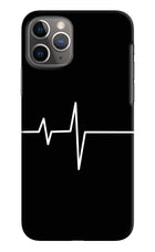 Heart Beats iPhone 11 Pro Hard Case Back Cover by Casekaro