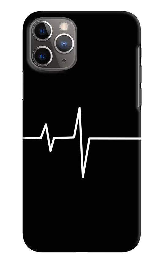 Heart Beats iPhone 11 Pro Hard Case Back Cover by Casekaro