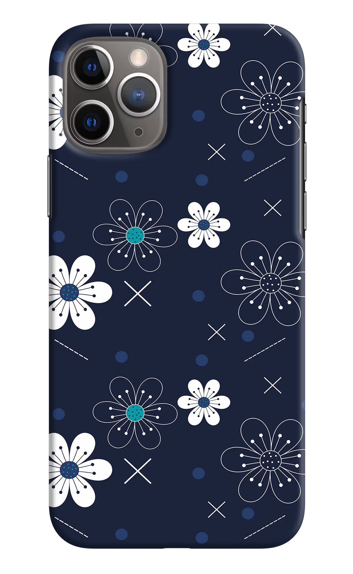 Flowers iPhone 11 Pro Hard Case Back Cover by Casekaro