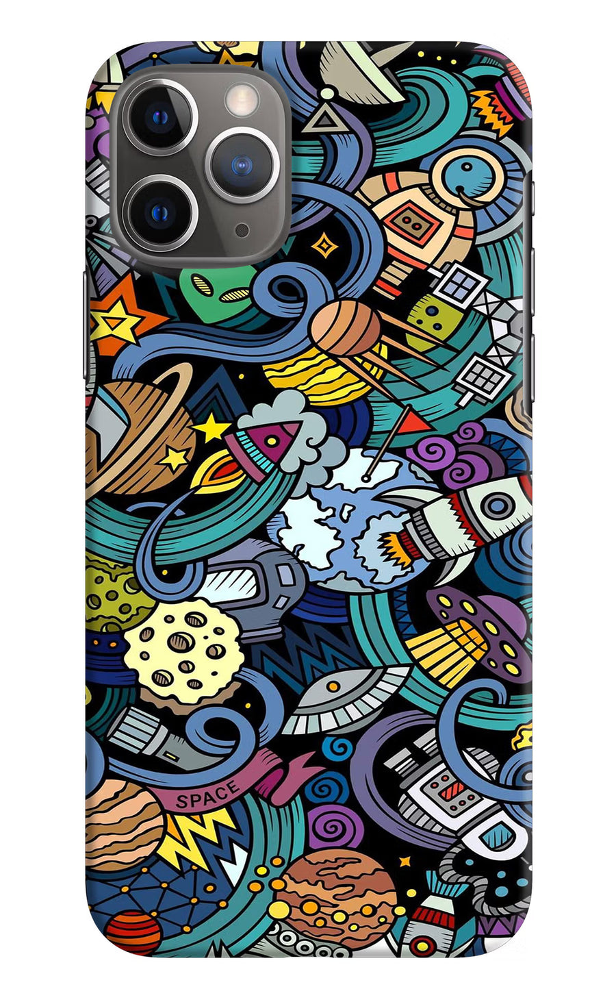 Space Abstract iPhone 11 Pro Back Cover, Hard case