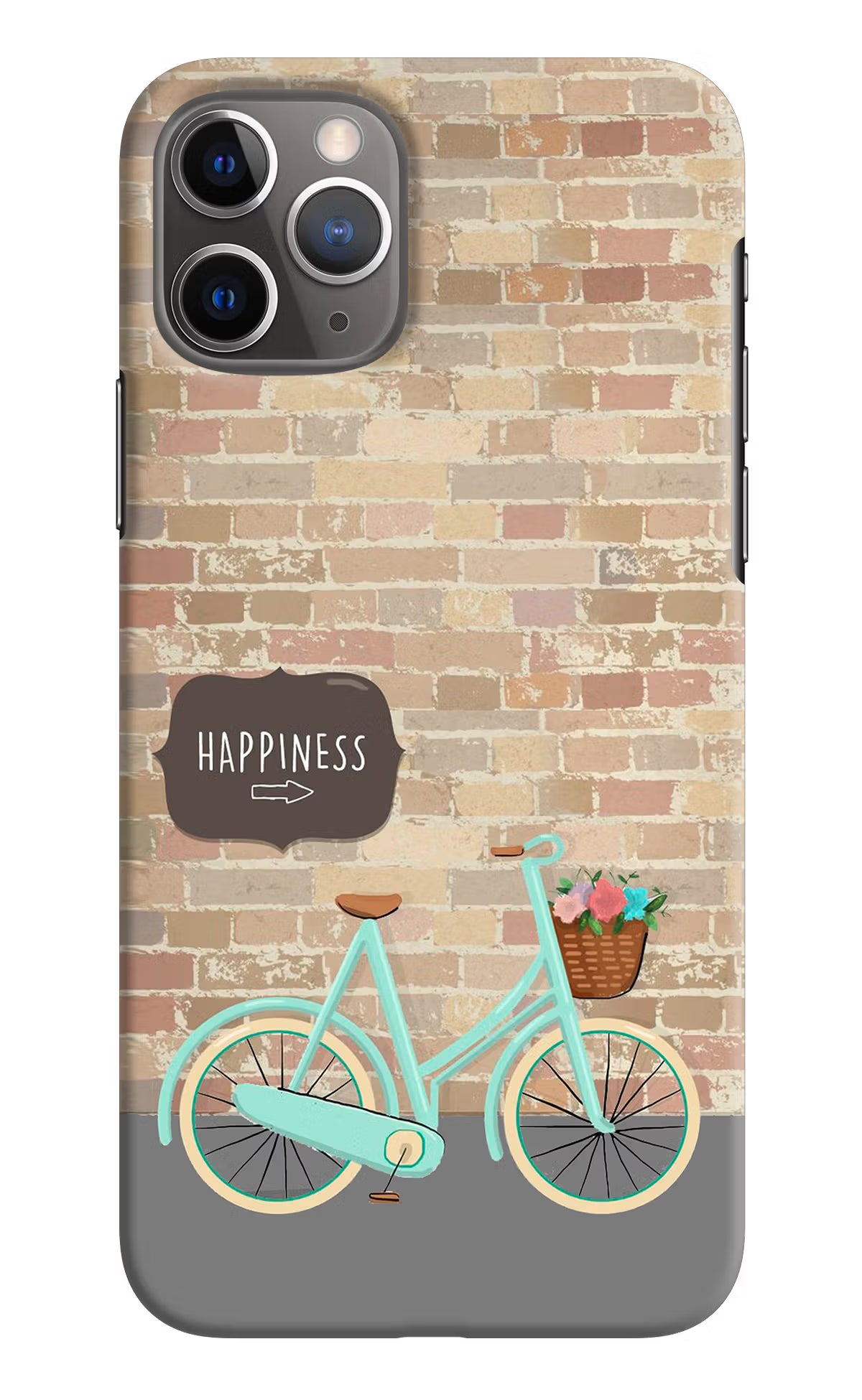 Happiness Artwork iPhone 11 Pro Hard Case Back Cover by Casekaro