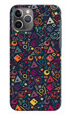 Geometric Abstract iPhone 11 Pro Hard Case Back Cover by Casekaro