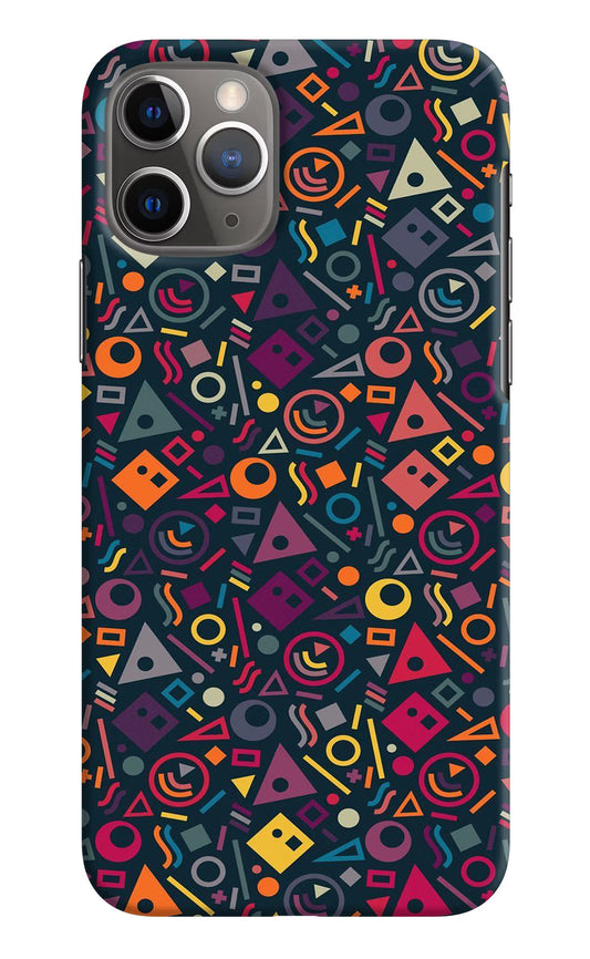 Geometric Abstract iPhone 11 Pro Hard Case Back Cover by Casekaro