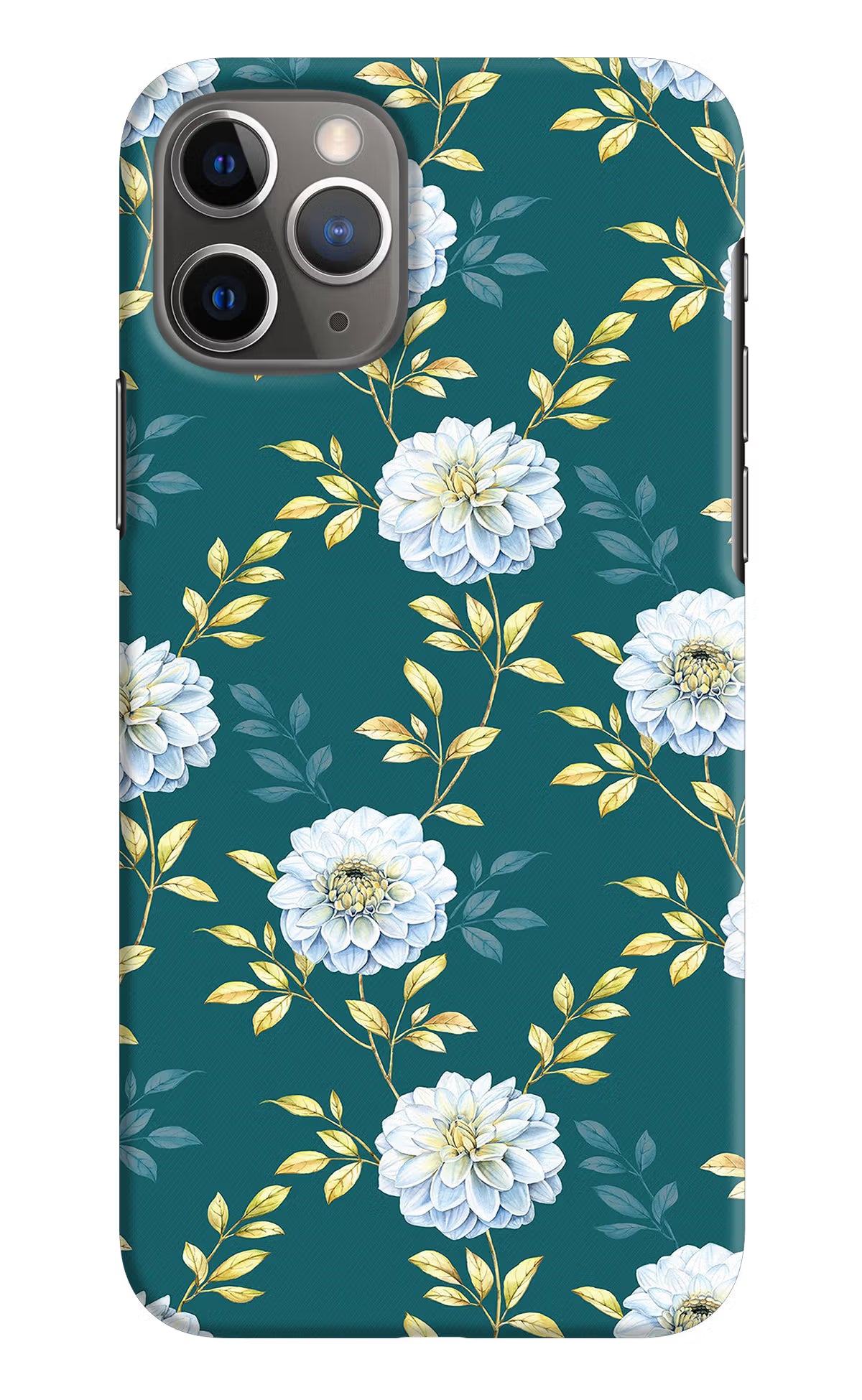 Flowers iPhone 11 Pro Hard Case Back Cover by Casekaro
