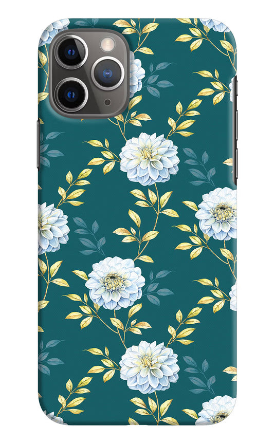 Flowers iPhone 11 Pro Hard Case Back Cover by Casekaro