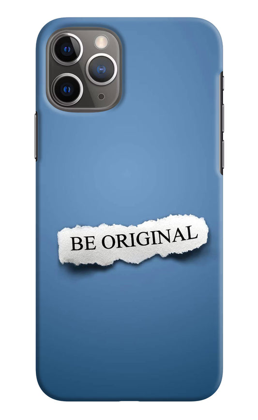 Be Original iPhone 11 Pro Hard Case Back Cover by Casekaro