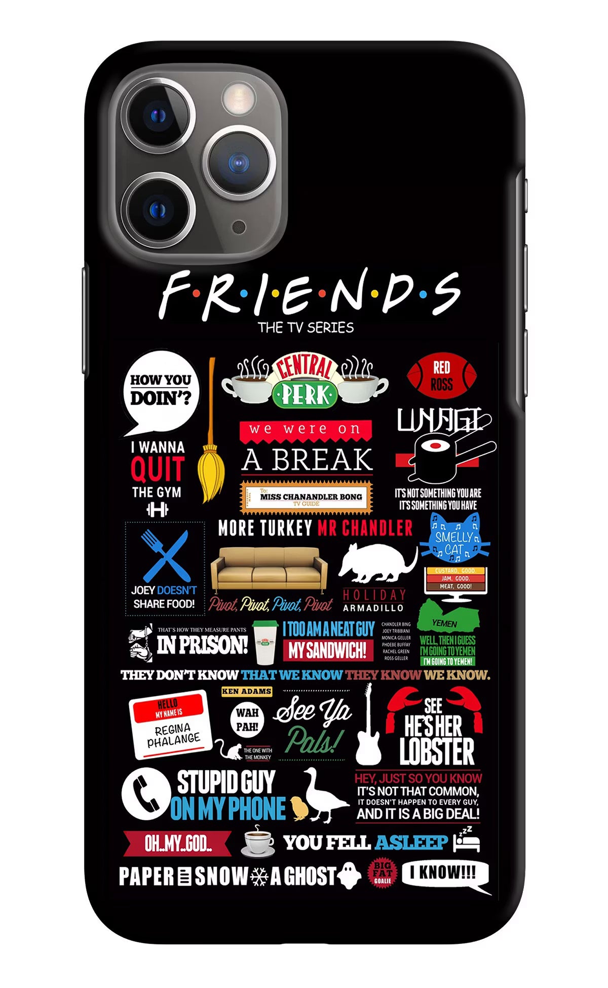 FRIENDS iPhone 11 Pro Hard Case Back Cover by Casekaro