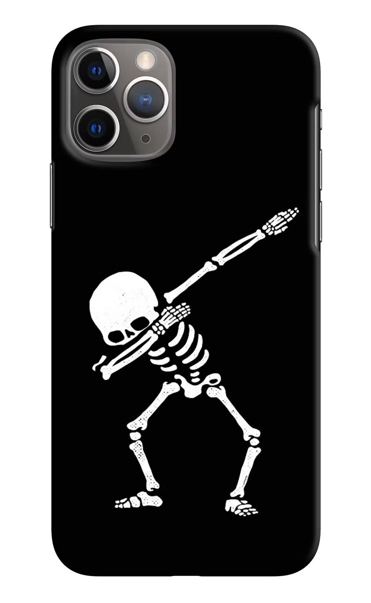 Dabbing Skeleton Art iPhone 11 Pro Hard Case Back Cover by Casekaro