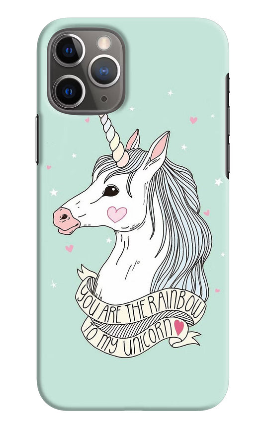 Unicorn Wallpaper iPhone 11 Pro Hard Case Back Cover by Casekaro