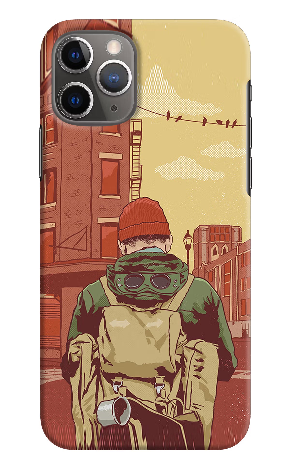 Adventurous iPhone 11 Pro Hard Case Back Cover by Casekaro