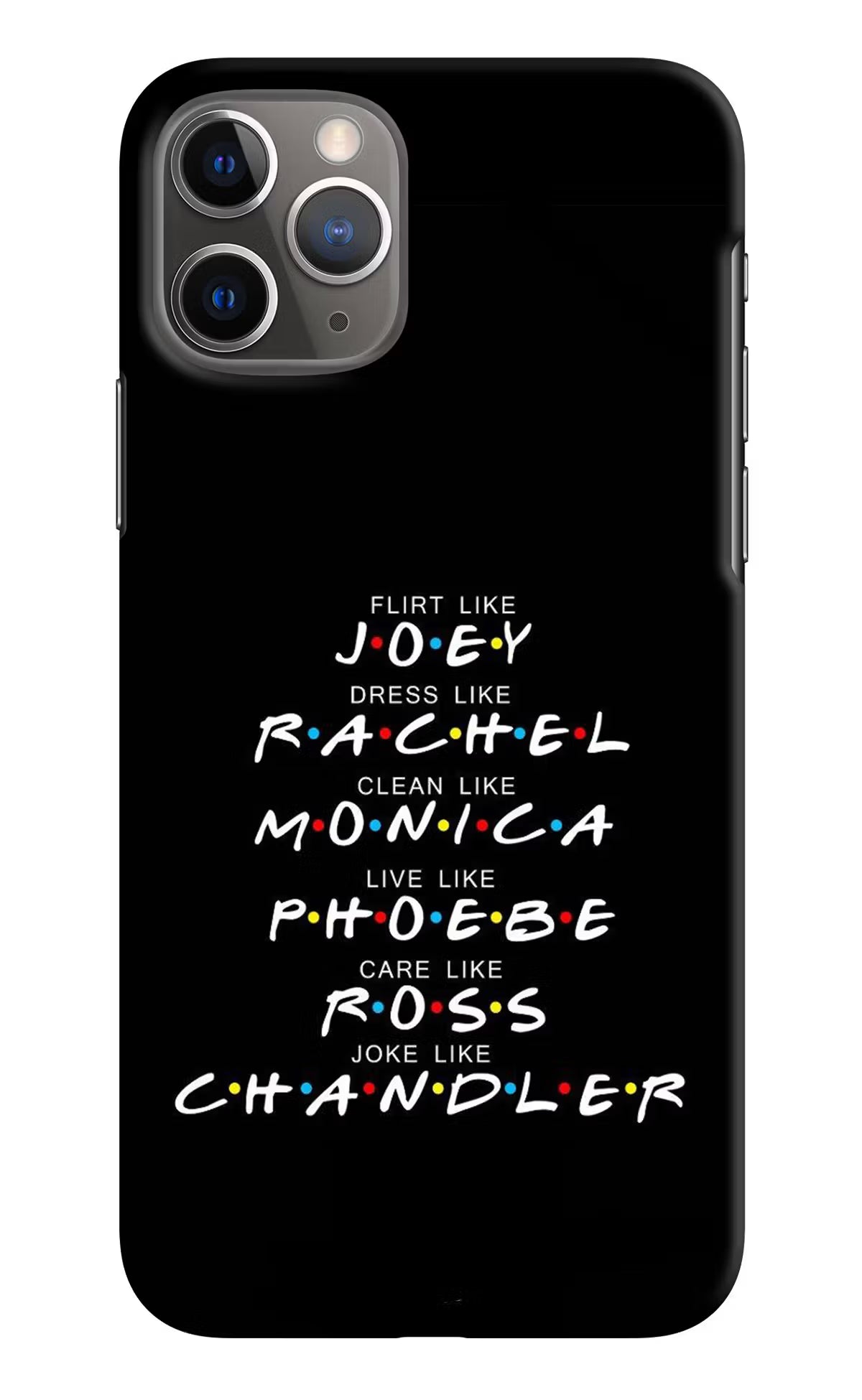 FRIENDS Character iPhone 11 Pro Hard Case Back Cover by Casekaro