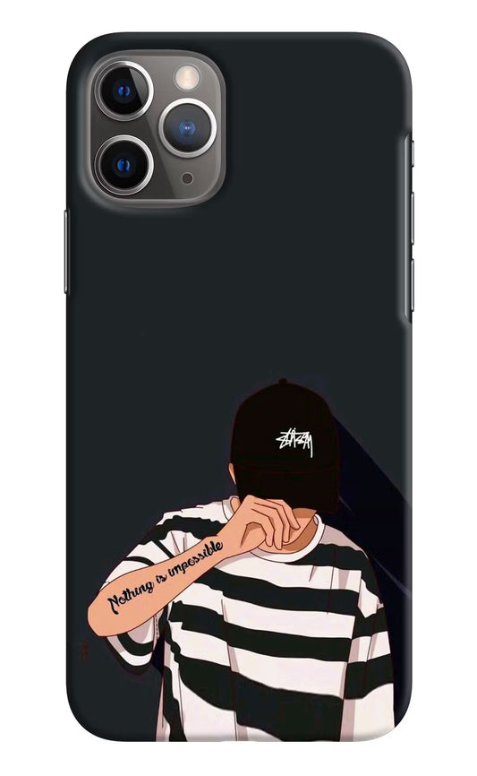 Aesthetic Boy iPhone 11 Pro Hard Case Back Cover by Casekaro