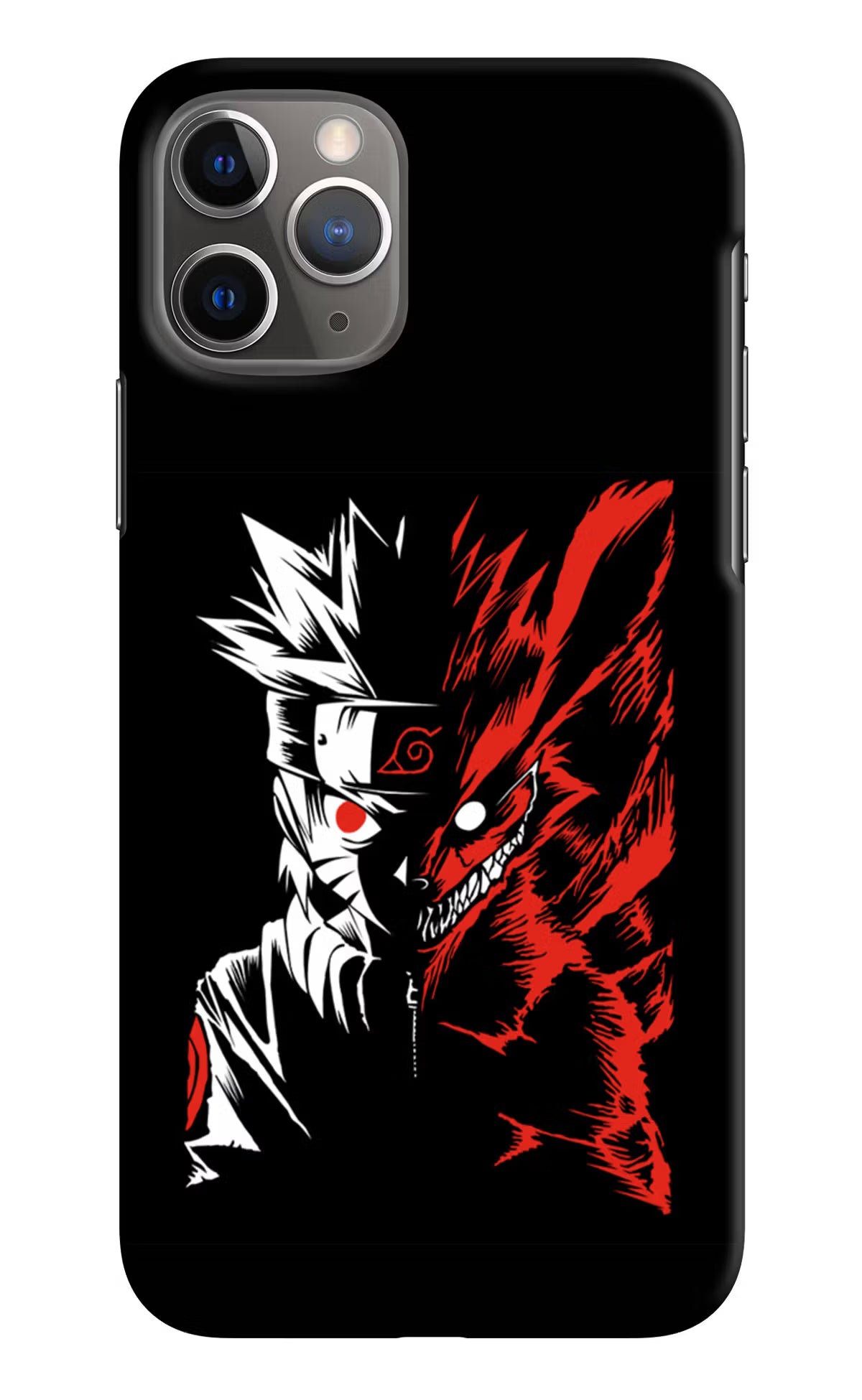 Naruto Two Face iPhone 11 Pro Hard Case Back Cover by Casekaro