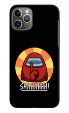 Among Us Shhh! iPhone 11 Pro Hard Case Back Cover by Casekaro