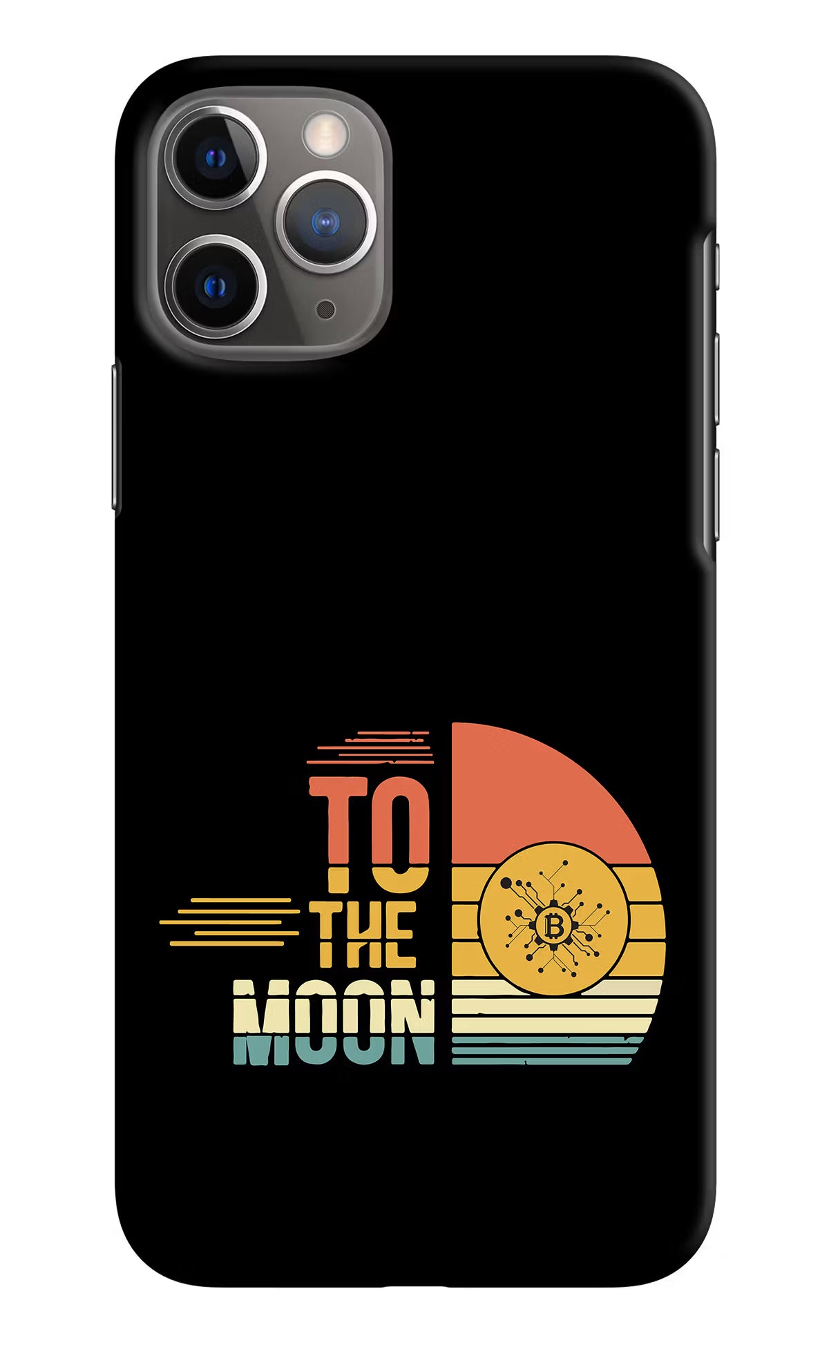 To the Moon iPhone 11 Pro Hard Case Back Cover by Casekaro