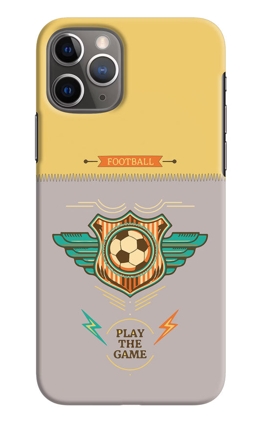 Football iPhone 11 Pro Hard Case Back Cover by Casekaro
