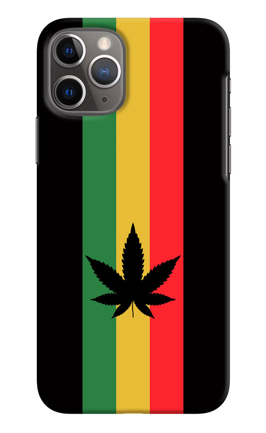 Weed Flag iPhone 11 Pro Hard Case Back Cover by Casekaro