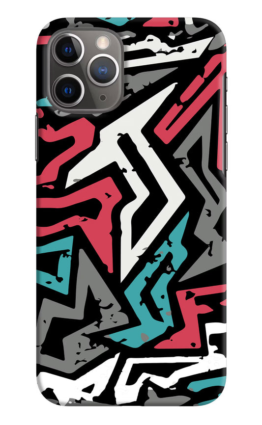 Geometric Graffiti iPhone 11 Pro Hard Case Back Cover by Casekaro