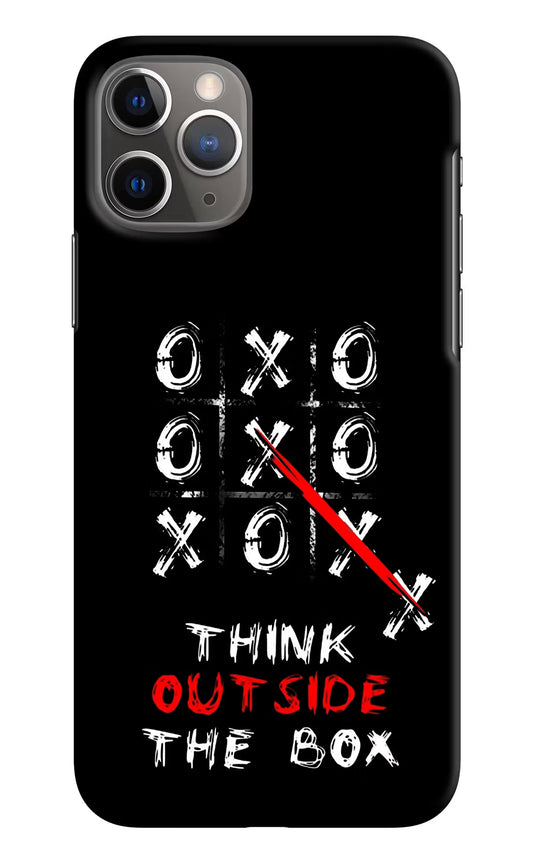 Think out of the BOX iPhone 11 Pro Hard Case Back Cover by Casekaro