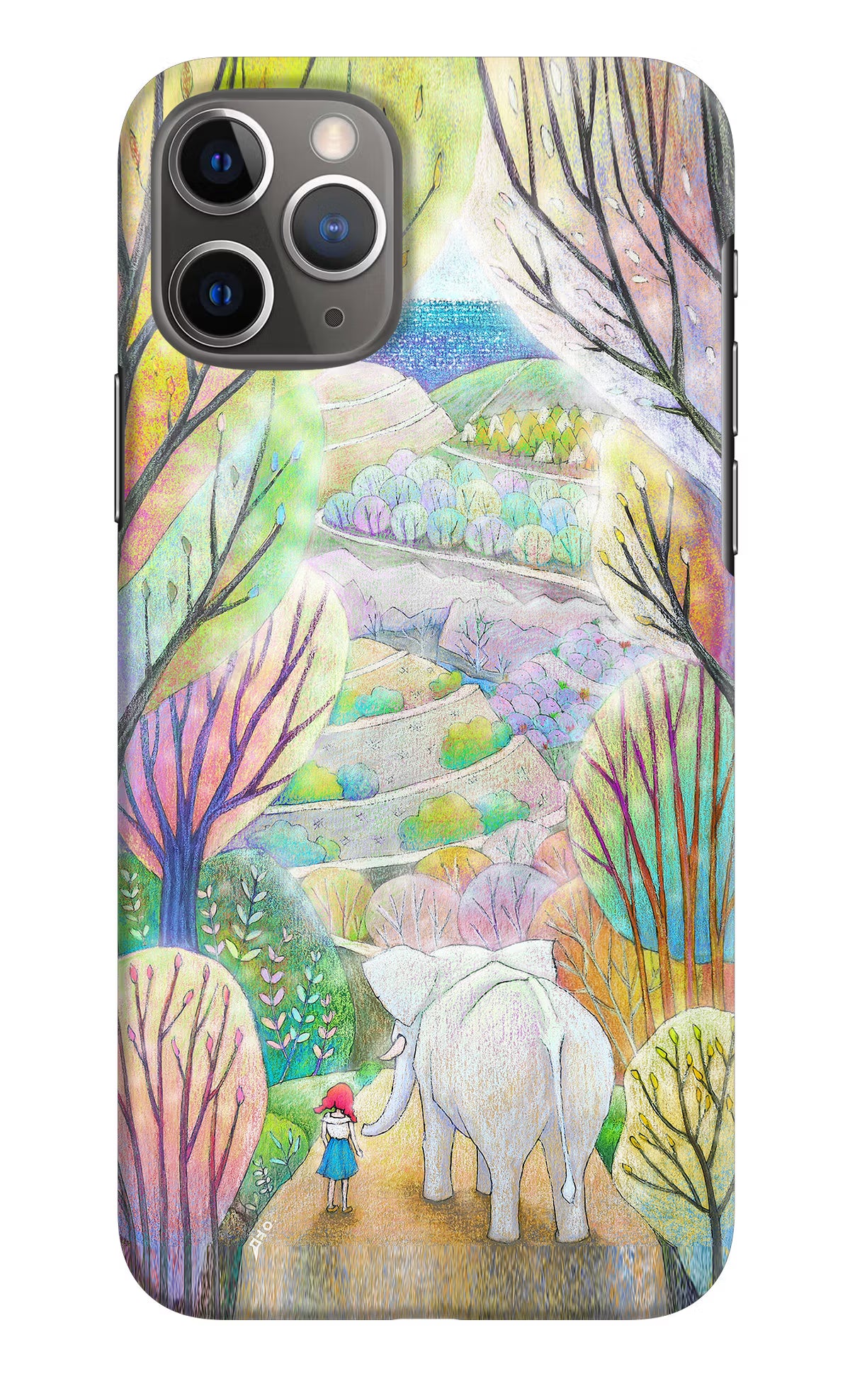 Nature Painting iPhone 11 Pro Hard Case Back Cover by Casekaro