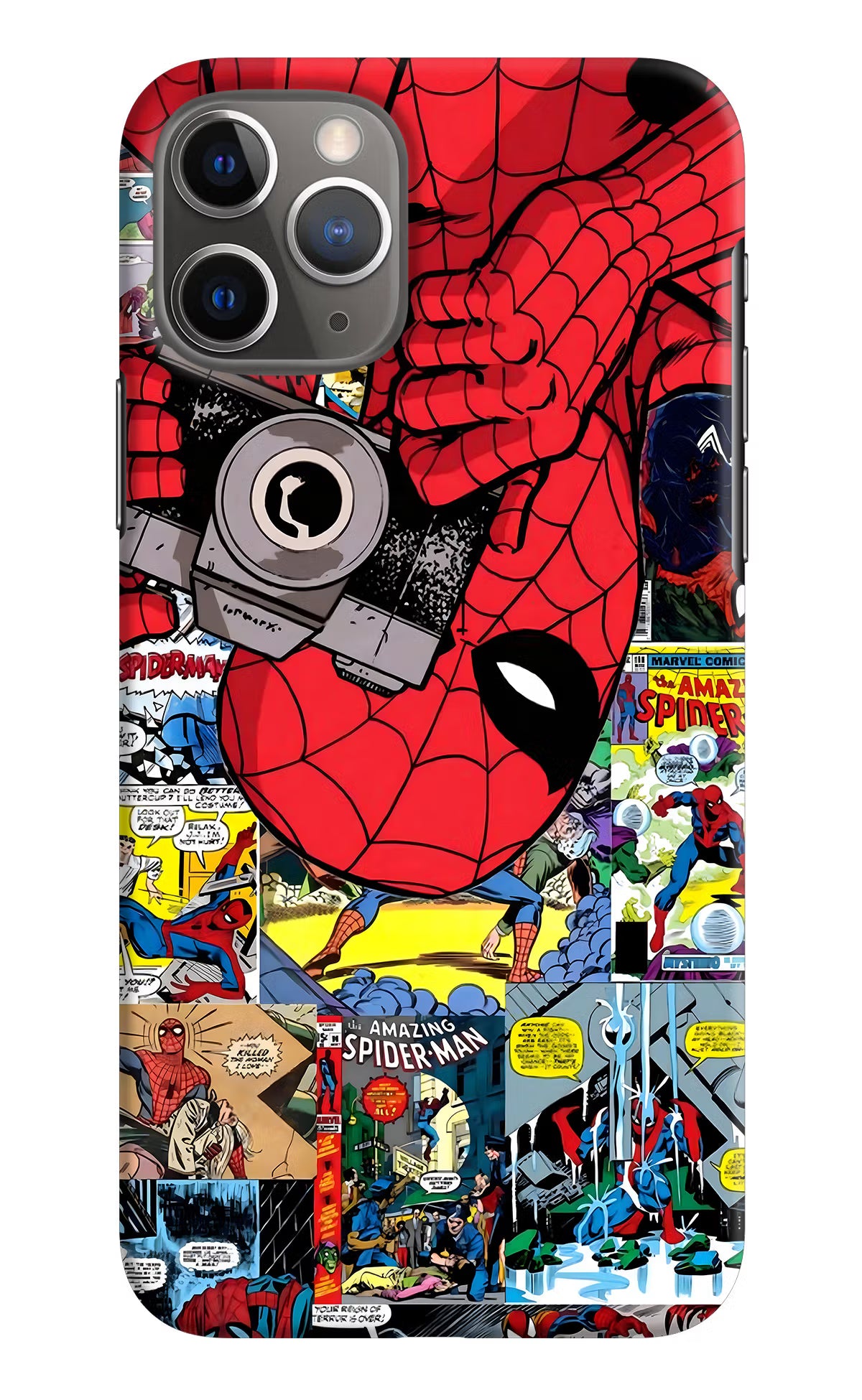 Spider Man iPhone 11 Pro Hard Case Back Cover by Casekaro