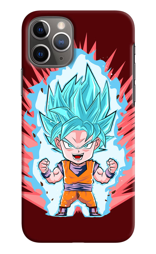 Goku Little iPhone 11 Pro Hard Case Back Cover by Casekaro