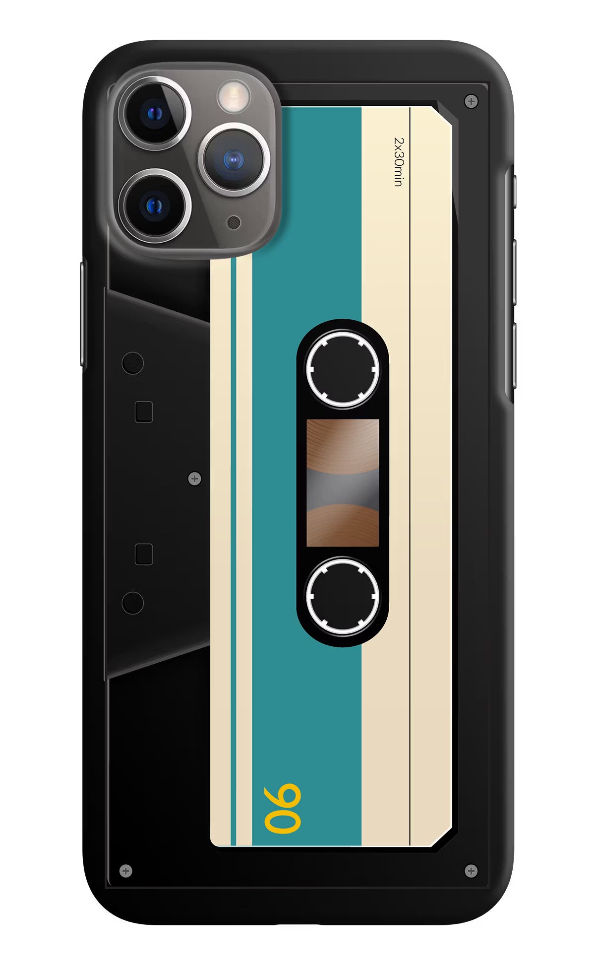Cassette iPhone 11 Pro Hard Case Back Cover by Casekaro