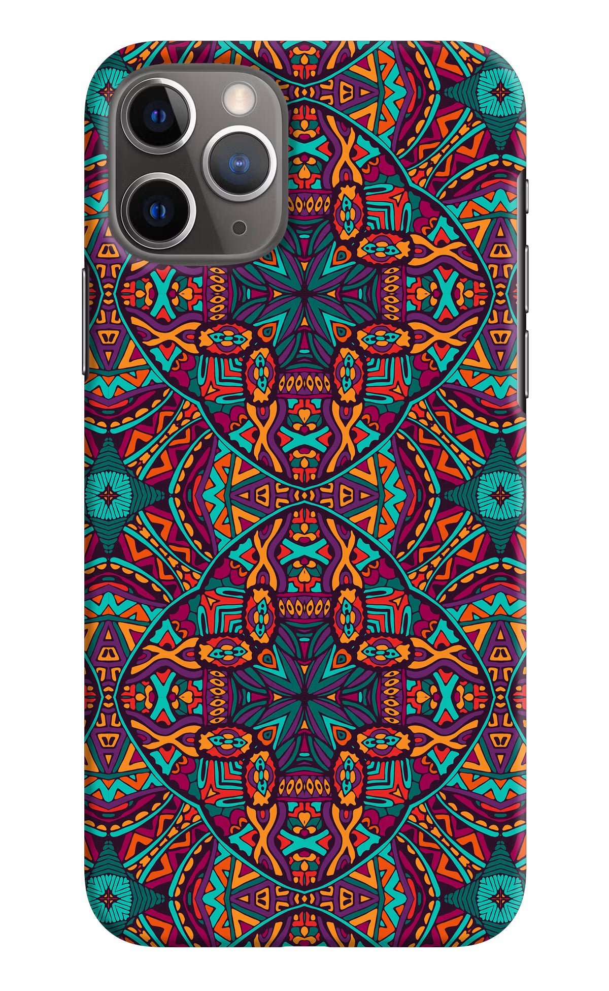 Colour Mandala iPhone 11 Pro Hard Case Back Cover by Casekaro