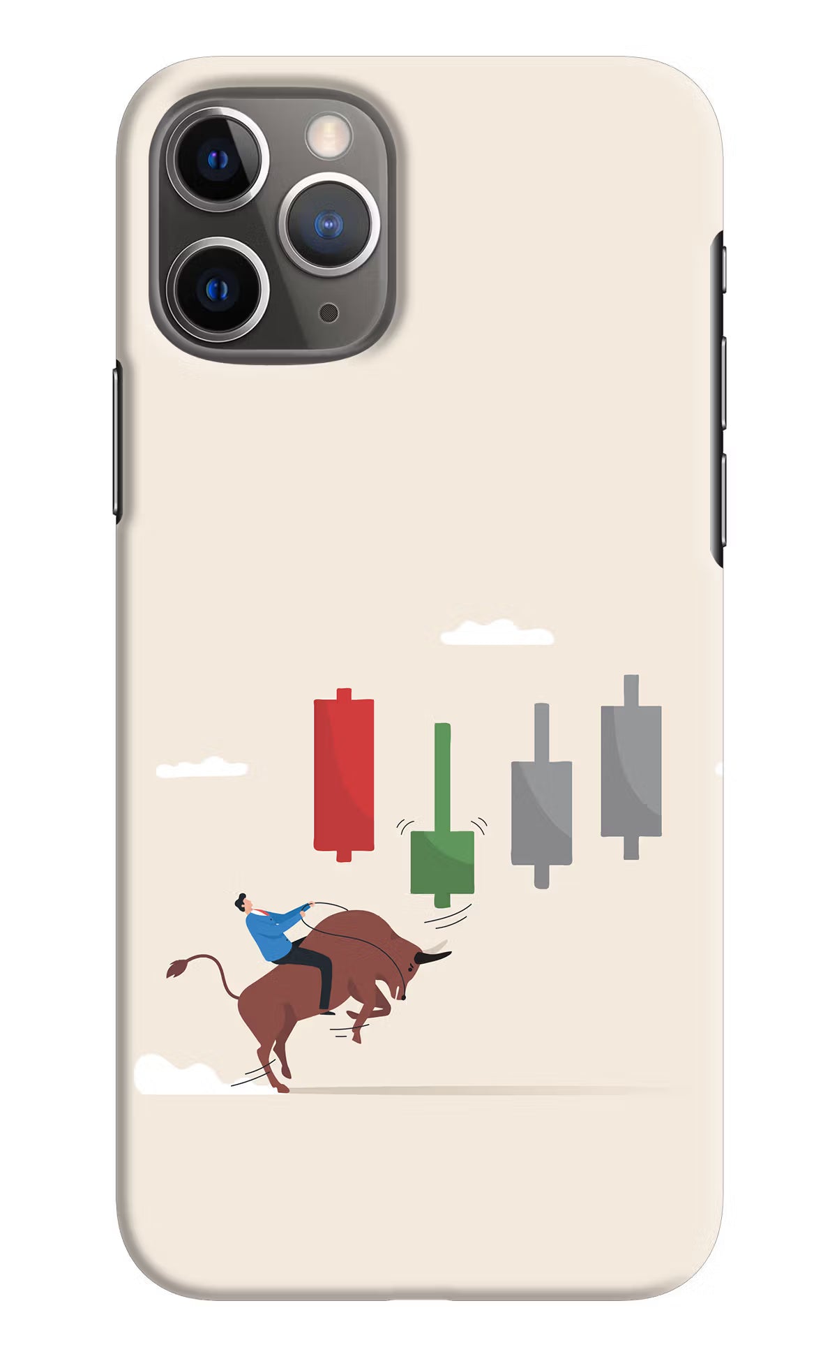 Bull Trading Momentum iPhone 11 Pro Hard Case Back Cover by Casekaro