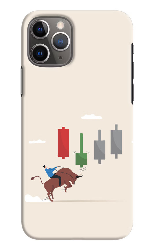 Bull Trading Momentum iPhone 11 Pro Hard Case Back Cover by Casekaro