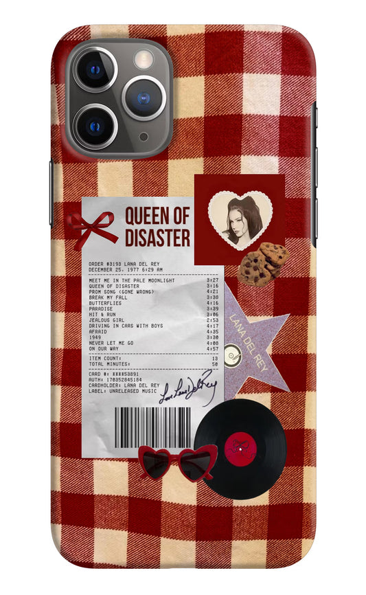 Queen of Disaster iPhone 11 Pro Hard Case Back Cover by Casekaro