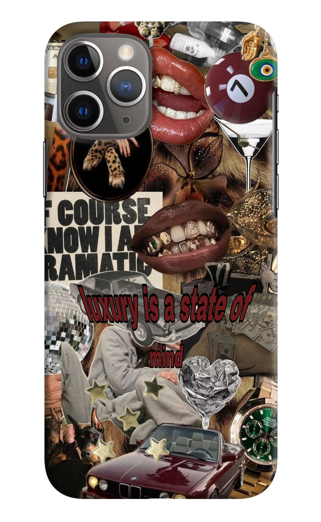 Luxury iPhone 11 Pro Hard Case Back Cover by Casekaro
