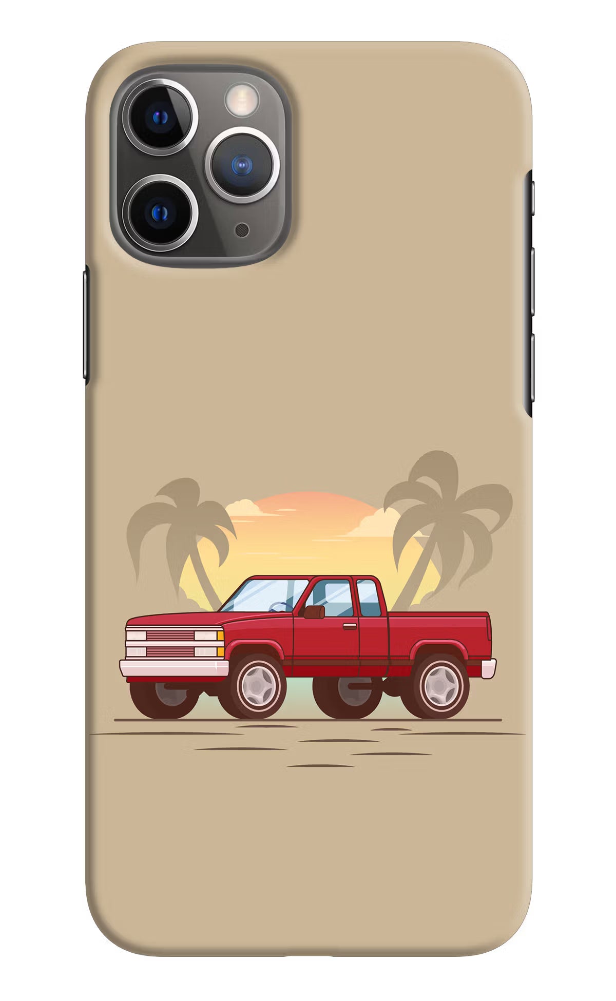Desert Classic Drive iPhone 11 Pro Hard Case Back Cover by Casekaro