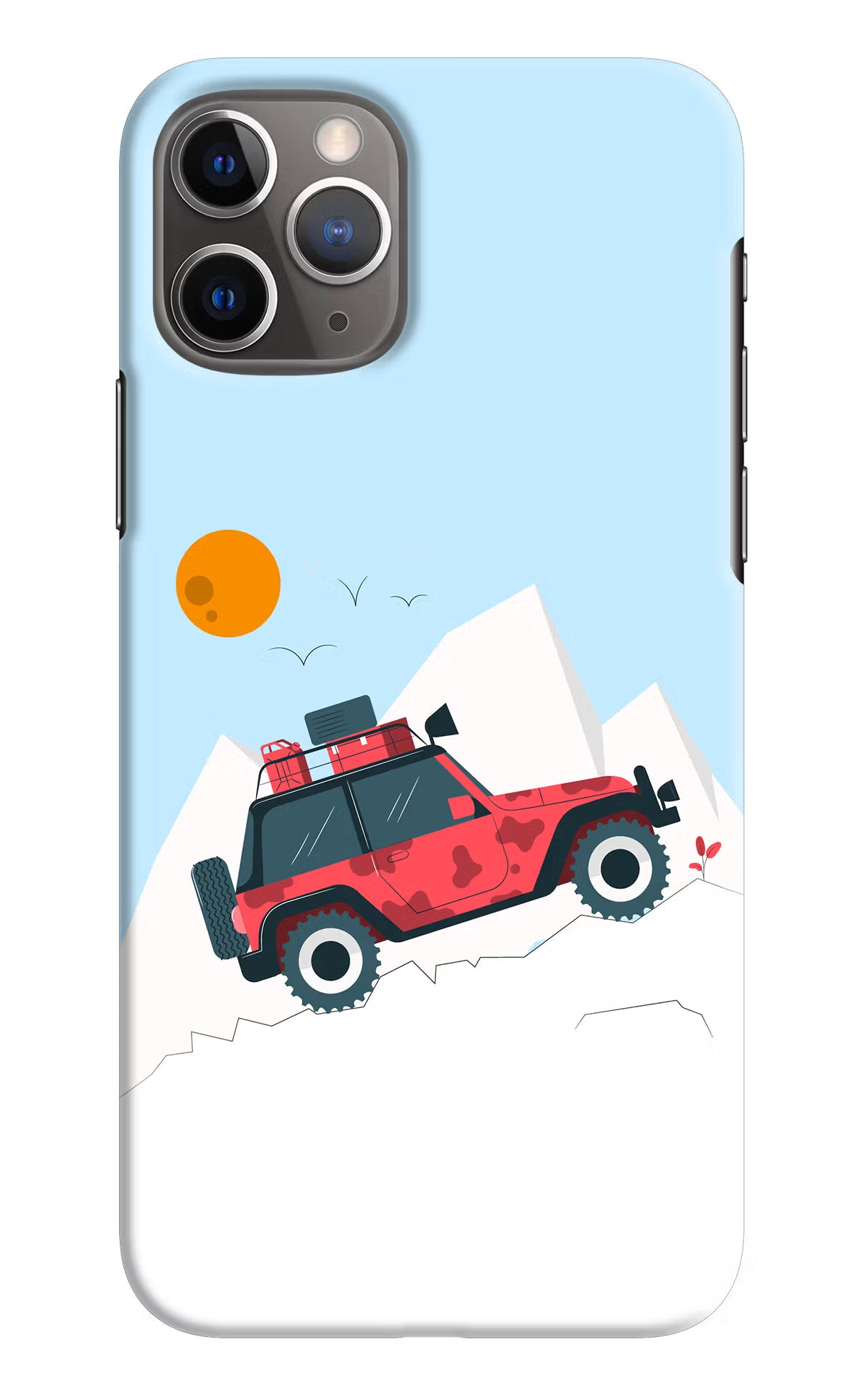 Mountain Trail Beast iPhone 11 Pro Hard Case Back Cover by Casekaro