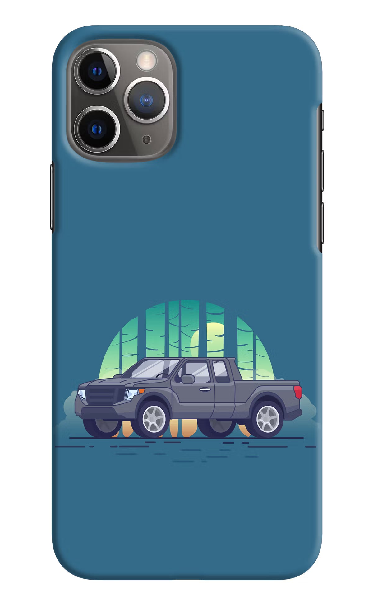 Retro Garage Vibe iPhone 11 Pro Hard Case Back Cover by Casekaro